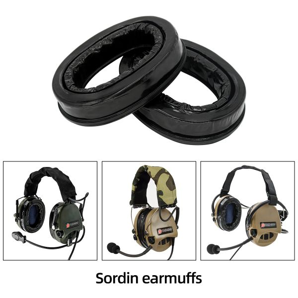 Accessoires en silicone oreilles pour msa sardin tactical castsets réduction réduction de chasse Remplacement de remplacement d'oreille d'oreille accessoires de casque accessoires