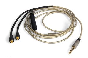 Accessoires Câble audio plaqué en argent avec micro pour E5000 E5000 E4000 A8000 B1 B2 B3 Make1 2 3 Creative Aurvana Trio Headphones