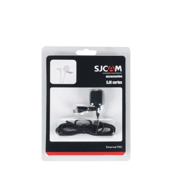 Accessoires SJCAM SJ8 Mic Série SJCAM Accessoires Type C Microphone externe pour SJ8 Pro / SJ8 Plus / SJ8 Air Sports Action Camera