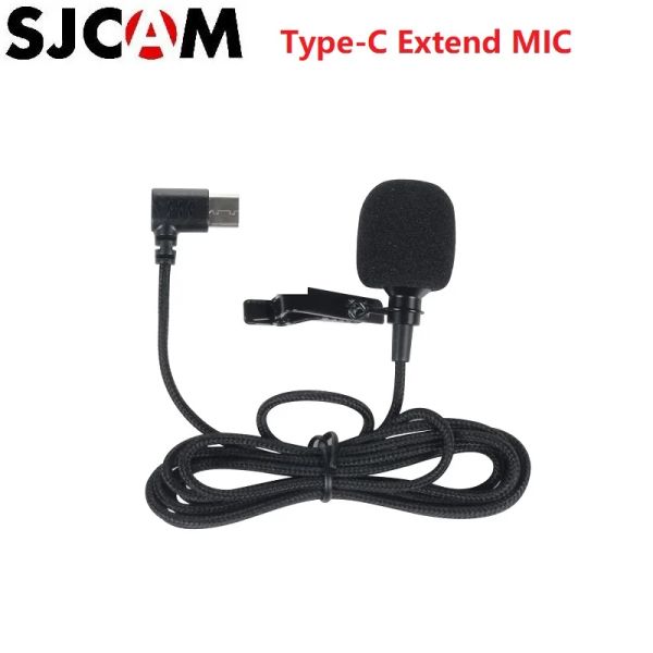 Accessoires SJCAM SJ8 SJ9 Extension Mic SJCAM Accessoires Typec Microphone externe pour SJ8 Pro / SJ8 Plus / SJ9 Strike Sports Action Camera