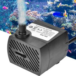 Accessoires SM355 5W 350L / H Aquarium Pompe à eau submersible Ultra calme Pompe à eau Pompe EU 220240V