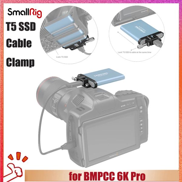 Accesorios Aleación de aluminio Smallrig T5 SSD Camera Rig Cabe de cable Cable de cable para BMPCC 6K Pro 3300