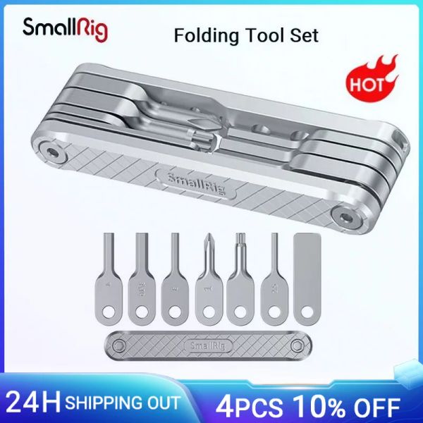 Accessoires Smallrig Universal DSLR Camera Rig Pliant Touling Touling Tools With Tournevis et Hex Key Clées d'outils avec sept outils fonctionnels