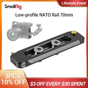 Accessoires Smallrig Universal LowProfile Nail Nato Rail 70 mm compatible avec une pince OTAN pour la libération rapide 1/4 