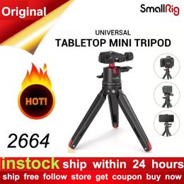 Accessoires SmallRig Mini trépied de table universel avec trépied à rotule panoramique pour téléphone Tripode pour appareil photo reflex numérique réglable 2664