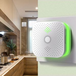 Accessoires Smart Home Methane Propane Brustible LPG LPG DÉCHETTE DE DÉFORME À GAZ CAPTEUR SON 360 DEGRIE ET ALARME DE LA LUMINE