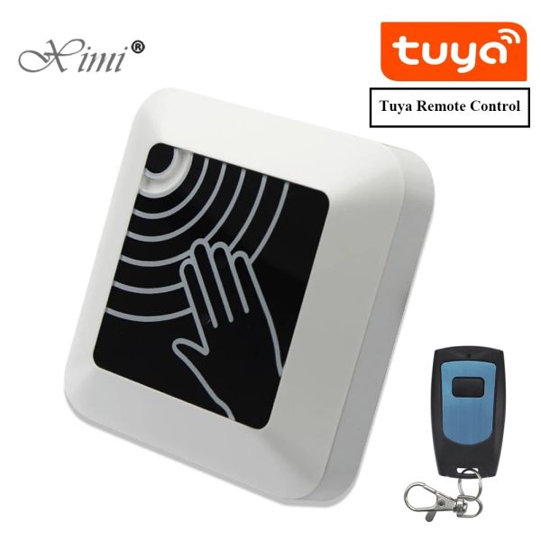 Accesorios Smart Tuya IR IR Botón de salida infrarroja sin toque Superficie Instalar Interruptor de liberación de bloqueo de puerta sin contacto sin contacto con control remoto