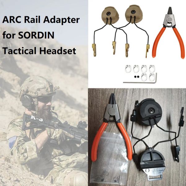 Accessoires Adaptateur de rail arc de support de support tactique Sordin Tactic