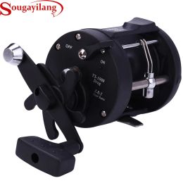 Accessoires Sougayilang Drum Trollen Visserijen 3.8: 1 3000r/4000R Aascasting Fishing Coil Reel Wheel Spinning Fishing Reel Tackle