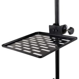 Accessoires Sound Card Tray Hollowedout Live Broadcast Microfoon Rack Stand met gratis regulerende klemopslagplank Telefoon Cliphouder