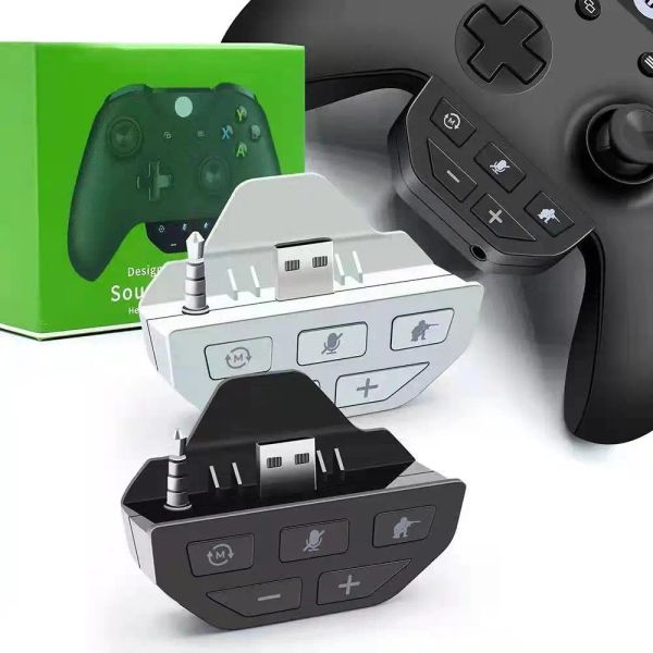 Accesorios potenciador de sonido para el controlador de Xbox One con enchufe de auriculares adaptador de auriculares de 3.5 mm para el convertidor de auriculares Xbox Series X/S