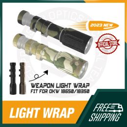 Accessoires Spectpricision Tactical Ligth Wrap pour OKW 18650 18350 Sticker uniquement de lampe de poche