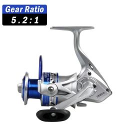 Accessoires Spinning Fishing Reel 3000 4000 5000 Série Léger surfcasting Spinning Fishing Reel Nylon Saltwater Sea Carrete de Pesca