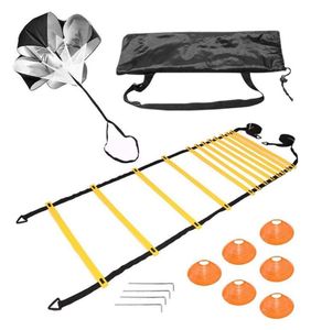 Accessoires Sportsnelheid Agility Training Set voetballadder voor voetbalbasketbal Rugby Track Field310K3916252