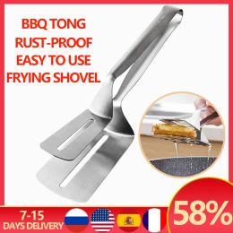 Accessories Stainless Steel Frying Shovel Clip Multifunctional Steak Bbq Tongs Pancake Fried Pizza Steak Fish Spatula Bread Kitchen Tool