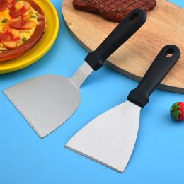 Accessoires en acier inoxydable en métal étalage spatule hamburger gratter gratter de crêpe flipper idéal pour le barbecue