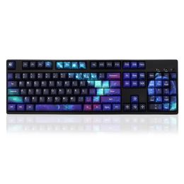 Accessoires Starry Sky Keycaps SET KCA HEAULT PBT PBT SUB KEYCAP pour GK61 / 64/68/75 GMMK Pro Mécanique Caps clavier Caps ISO Keys