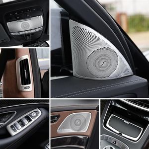 Accesorios pegatinas para Mercedes Benz Clase S W222 2014-19 cambio de marchas de coche aire acondicionado puerta apoyabrazos cubierta de luz de lectura Trim269C