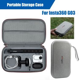 Sac de rangement d'accessoires pour INSTA360 GO3 Portable Hard Shell Travel Handbag pour Insta 360 GO 3 CAME CAME DE PROCHATION ACCESSOIRES