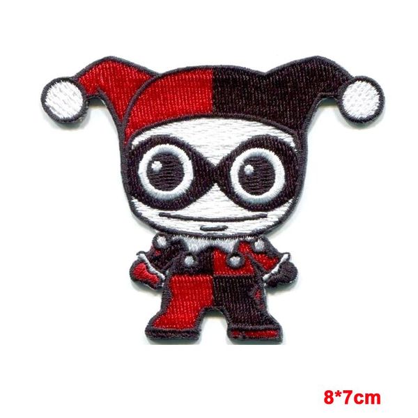 Accessoires adaptés à toutes sortes de vêtements mignons personnalisés Quinn Baby DC Comics Joker coudre le fer appliqué sur la broderie Sports Patch