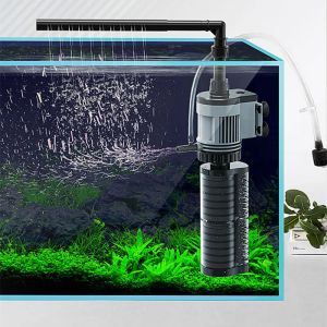 Accessoires sunsun filtres d'aquarium triple filtres intégrés pompe submersible polyvalente aérateur d'aquarium filtre interne d'aquarium