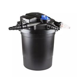 Accessoires Sunsun Fish Pond Filter Koi Pond Outdoor Filter Bucket Box Grote externe zwembad watercirculatie Zuiveringssysteem