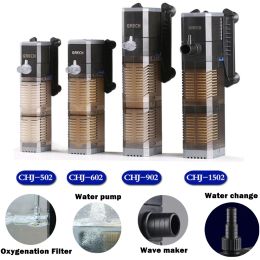 Accessoires Sunsun Interne filter Dompel Power Pump Oxygenatie Waterverandering Wave Maker voor aquariumvissentank 500L/H1500L/H 7W25W