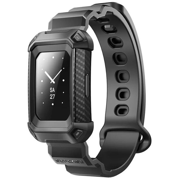 Accessoires Supcase UB Pro Bands de montre de boîtier robuste pour Fitbit Charge 3 / Fitbit Charge 4 Case de bracelet de remplacement protecteur avec sangle