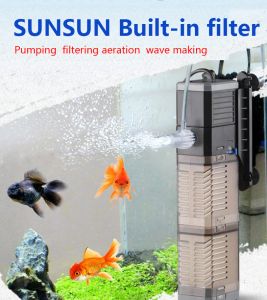 Accessoires Super 4 en 1 Sunsun Internal Aquarium Filtre Pompe Tank Fish Multifonction Wave Maker Water Circulation Pump Pump Filtre