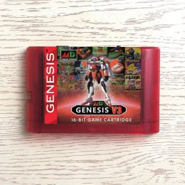 Accessoires Super Edmds V3 Pro mis à jour 1200 en 1 jeu de gibier pour USA / Japon / Européen Sega Genesis Mega Drive Megadrive Game Console