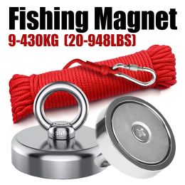 Accessoires Super Strong Magnet Fishing Neodymium Magneten Iman krachtige magneet magnetische visserijmagneet voor magnetisch herstelvak