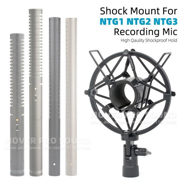 Accesorios Suprensión Mic Mic Stand Suppil Clip a prueba de choque para Rode NTG 1 2 3 NTG1 NTG2 NTG3 SPAR SPIDER SPARETE Micrófono Monte de choque