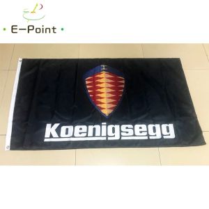 Accessoires Zweden Koenigsegg Auto Vlag 2ft * 3ft (60*90 cm) 3ft * 5ft (90*150 cm) Grootte Kerstversiering voor Thuis Vlag Banner Geschenken