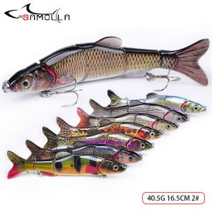 Accessoires Swimbait Fishing Lures Appâts durs poids 40G Bait de natation Lures d'eau salée Articulos de Pesca isca Wobbler artificiel faux poisson