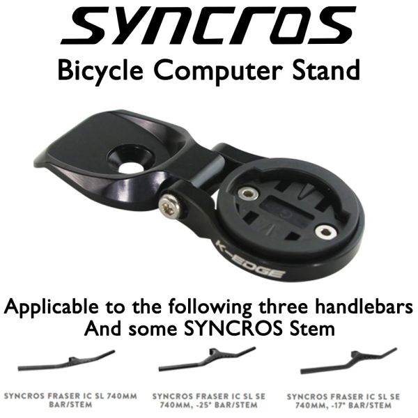 Accessoires Syncros Bike Computer Mount pour Wahoo / Garmin / Bryton / Cat Eye / Light Code Table Rack Fraser IC SL SL ACCESSOIRES