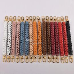 Accesorios Piezas de bolso de manija trenzada de cuero sintético para diseñador Bolso de mujer Lady Ne0n0e Bolso de cubo Correa de transporte a mano Sustituto