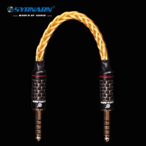 Accessoires Syrnarn 8 Core 26AWG OCC Copper Gold mixte 2,5 / 3,5 / 4,4 mm à 2,5 / 3,5 / 4,4 mm Enregistrement de câble équilibré pour l'amplificateur d'écouteur audio