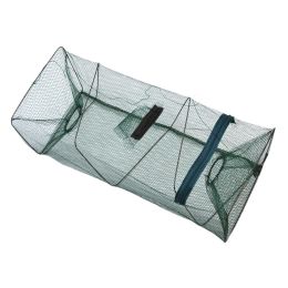 Accesorios Tackle Pleading Fishing Net Trap Cebado de cremallera portátil para camarones cebos cangrejos cebo pesca neting tackle al aire libre pesca