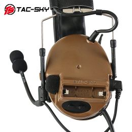 Accessoires Tacsky Comtac III Nieuwe afneembare hoofdband met ruisreductie Pick -up en geluidsversterking Tactische headset COMTAC -headset