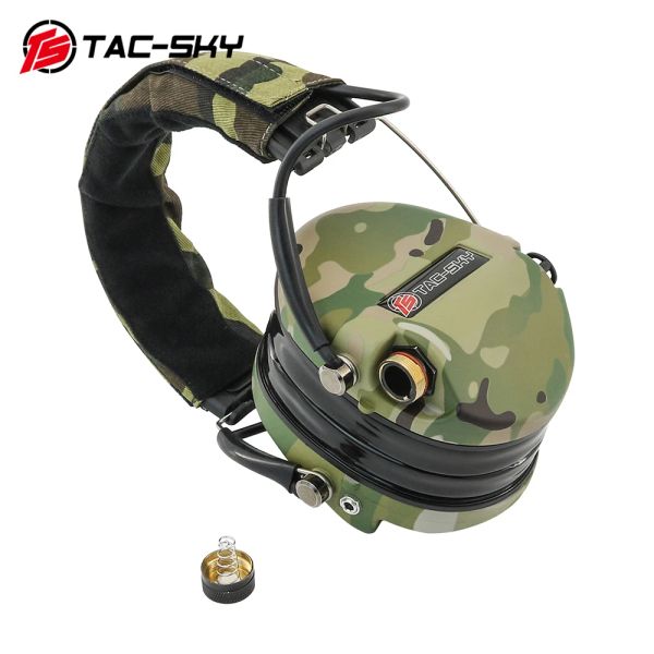 Accessoires tacsky tactical casque sordin ipsc version pick-up sons réduction du bruit de chasse extérieur.