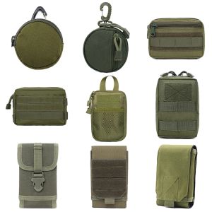 Accessoires Tactische tas Molle Militaire taille Tas Men Mobiele telefoon Zakje Camping Hunting Accessories Belt Fanny Pack Utility Army EDC Pack