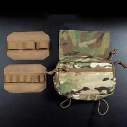 Accesorios Tactical Dump Pouch Drop Bouch Admin Pack Pack Pack Pouch Bouch Ifak Med Pouch para la plataforma táctica del cofre del chaleco con inserción de la bolsa de la revista