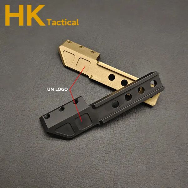 Accesorios Linterna táctica Un soporte de extensión del lado de montaje Airsoft Airsoft Luces de exploración de arma de la luz Adaptador Base de 20 mm Picatinny Rail