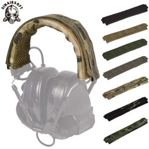Accessoires tactical bandeau de bande couvre couvre-couvercle en plein air modulaire revêtement de casque militaire couvercle couvercles couverture microphone tir de la chasse au microphone