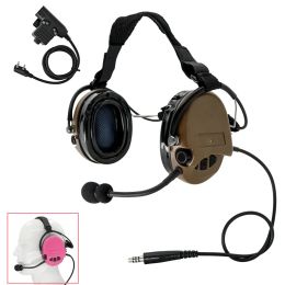 Accessoires tactical casque tci liberator ii gel oreillettes sordin du bruit annulant la protection auditive de la chasse à la chasse aérienne.