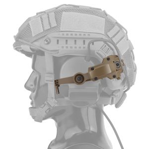 Accessoires Adaptateur de rail de casque tactique pour la série C Headset tactique 360 ° Rotation du casque militaire Adaptateur de support Fit Ops Ops Core Arc Mlok