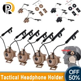 Accessoires Tactische militaire annulering Hoofdtelefoonhouder Snelle helmboograiladapter Set C2 -serie COMTAC II Shohoting Headset Accessories