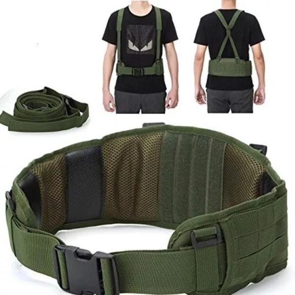 Accesorios Tácticos Belt Molle Hunting Army Men's Nylon Battle Battle Belt Battle Combat Combat Girdle