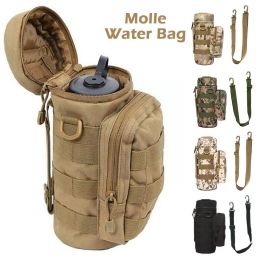 Accesorios Táctil táctico Molle Bottle Bottle Bag Military Hydration Hyetle Pouch con correa se ajusta a 32 oz.Para la pesca de senderismo