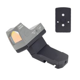 Accesorios Montaje táctico de compensación táctica para RMR T02 Red Dot Sight Alcance por 35 grados y 45 grados Fit Airsoft Armas de 20 mm Picatinny Rail